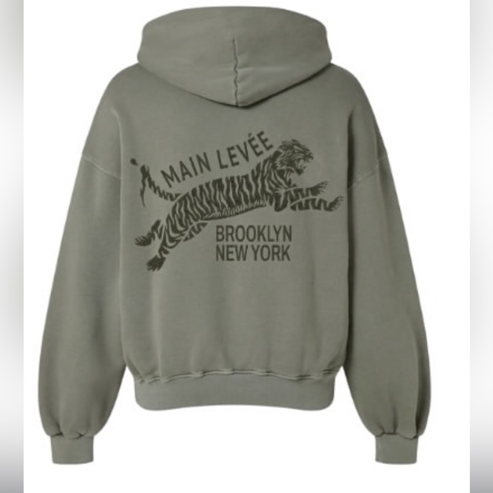 Mens Limited Release (No. 8 of 25) Faded Olive/ Forest Á Main Levée Hoodie
